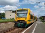 650.81 der Ostdeutschen Eisenbahn als OE 25 aus Berlin-Lichtenberg in Werneuchen. 06.08.2012