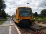 650.70 der Ostdeutschen Eisenbahn als OE 25 aus Berlin-Lichtenberg in Werneuchen. 06.08.2012