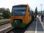 VT 35 der Regentalbahn als RB nach Schwandorf in Furth im Wald. 22.08.2012