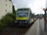 VT 650.730 der agilis als ag aus Forchheim (Oberfr.) in Ebermannstadt. 14.08.2014