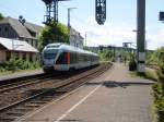 ET 23008-A der Abellio Rail NRW als RE 16 Siegen - Essen Hbf bei der Einfahrt in Finnentrop.