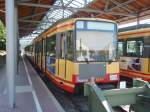 833 der Albtal-Verkehrsgesellschaft als S 32 aus Rastatt in Menzingen (Baden). 15.08.2012