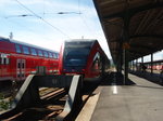 DB Kurhessenbahn/512986/ein-vt-646-als-r-39 Ein VT 646 als R 39 nach Bad Wildungen in Kassel Hbf. 13.08.2016