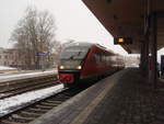 DB Kurhessenbahn/647031/642-649-als-rb-42-brilon 642 649 als RB 42 Brilon Stadt - Marburg (Lahn) in Korbach Hbf. 02.02.2019
