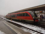 DB Kurhessenbahn/647032/642-649-als-rb-42-brilon 642 649 als RB 42 Brilon Stadt - Marburg (Lahn) in Korbach Hbf. 02.02.2019