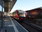 DB Kurhessenbahn/673914/642-545-als-rb-94-nach 642 545 als RB 94 nach Marburg (Lahn) in Erndtebrck. 21.09.2019