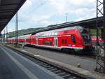 DB Regio Bayern/703337/445-044-als-re-54-nach 445 044 als RE 54 nach Frankfurt (Main) Hbf in Wrzburg Hbf. 13.06.2020