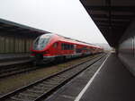 633 543 als RE 75 Ulm Hbf - Oberstdorf in Kempten (Allgu) Hbf.