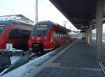 DB Regio Bayern/833113/442-721-als-s-4-nach 442 721 als S 4 nach Nrnberg Hbf in Ansbach. 03.12.2023