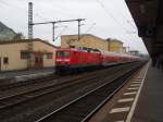 114 033 als RE nach Frankfurt (Main) Hbf in Fulda. 04.05.2013