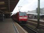 146 128 als RE nach Bielefeld Hbf in Braunschweig Hbf. 16.04.2011
