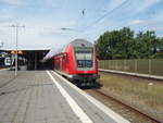 DB Regio Nord/624711/ein-doppelstock-steuerwagen-als-re-8 Ein Doppelstock Steuerwagen als RE 8 Hannover Hbf - Bremerhaven-Lehe in Bremerhaven Hbf. 18.08.2018