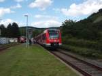 DB Regio NRW/363347/620-024-als-rb-30-ahrbrueck 620 024 als RB 30 Ahrbrck - Bonn Hbf in Dernau. 18.08.2014
