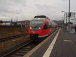 644 017 als RE 57 nach Dortmund Hbf in Brilon Stadt.