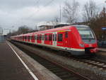DB Regio NRW/598562/422-026-als-s-1-dortmund 422 026 als S 1 Dortmund Hbf - Solingen Hbf in Essen Steele Ost. 03.02.2018