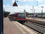 628 458 im Ersatzverkehr fr die Ruhrtalbahn nach Hattingen (Ruhr) in Witten Hbf.