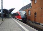 642 506 als RE 2 aus Erfurt Hbf in Saalfeld (Saale).