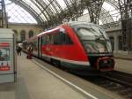 642 041 als RE 100 nach Wroclaw in Dresden Hbf. 26.07.2012