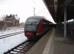 DB Regio Sudost/248906/642-666-als-rb-nach-stendal 642 666 als RB nach Stendal in Rathenow. 09.02.2013