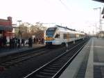 ET 5.12 als VIP Sonderzug am ersten Betriebstag der eurobahn auf dem Hellweg-Netz in Warburg (Westf.).