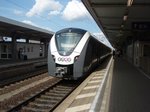 110 der metronom Eisenbahngesellschaft als RE 50 Hildesheim Hbf - Wolfsburg Hbf in Braunschweig Hbf. 30.07.2016