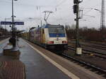 146 541 der metronom Eisenbahngesellschaft als RE 3 nach Hamburg Hbf in Uelzen. 13.01.2024