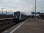 Regentalbahn/831621/223-081-der-laenderbahn-als-re 223 081 der Lnderbahn als RE 2 nach Mnchen Hbf in Hof Hbf. 18.11.2023
