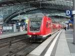Doppelstock Steuerwagen 3.Gattung Ein Doppelstock Steuerwagen als RE 1 Magdeburg Hbf - Frankfurt (Oder) in Berlin Hbf. 13.03.2010