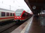 ET 429 f�nfteiliger STADLER FLIRT Ein ET 429 als RE 9 Rostock Hbf - Sassnitz in Stralsund. 20.03.2010