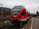 ET 429 f�nfteiliger STADLER FLIRT Ein ET 429 als RE 9 nach Rostock Hbf in Sassnitz. 20.03.2010