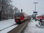 DB Kurhessenbahn/907714/642-657-als-rb-4-nach 642 657 als RB 4 nach Kassel-Wilhelmsh�he in Korbach. 31.01.2026