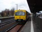 Hessische Landesbahn (HLB) Ein VT 609 der Hessischen Landesbahn als HLB nach Bad Soden in Frankfurt-H�chst. 27.03.2010