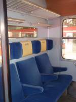 Inneneinrichtungen Der Innenraum eines Halberst�dters der BTE im RE 13 Ersatzverkehr der eurobahn. 06.03.2010