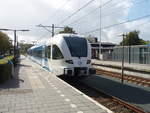 Ein GTW der Arriva als Stoptrein nach Zwolle in Emmen. 02.10.2017