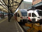Ein GTW der Arriva als Stoptrein nach Delfzijl in Groningen.