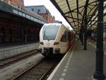 Ein GTW der Arriva als Stoptrein aus Delfzijl in Groningen.