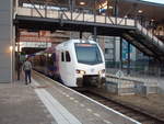Ein FLIRT der Arriva als S 5 nach Maastricht Randwyck in Heerlen.