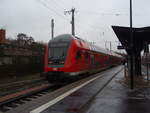 Doppelstock Steuerwagen 3.Gattung/835822/ein-doppelstock-steuerwagen-als-re-19 Ein Doppelstock Steuerwagen als RE 19 aus Magdeburg Hbf in Uelzen. 13.01.2024