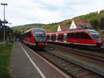 642 697 als RB 42 Brilon Stadt - Marburg (Lahn) in Brilon Wald.