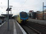 ET 411 der Westfalenbahn als RE 15 nach Emden Hbf in Mnster (Westf.) Hbf.