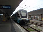 Ein KISS der Westbahn als west aus Salzburg Hbf in Wien Westbahnhof.