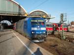 RE 13 (Maas-Wupper-Express) 185-CL 008 der eurobahn als RE 13 aus Hamm (Westf.) in M�nchengladbach Hbf. 06.03.2010