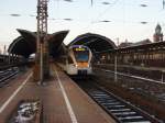 RE 13 (Maas-Wupper-Express) ET 7.12 der eurobahn als RE 13 Hamm (Westf.) - M�nchengladbach Hbf in Hagen Hbf. 06.03.2010