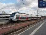 9442 107 der Abellio Rail Mitteldeutschland als RE 9 nach Kassel-Wilhelmshhe in Halle (Saale) Hbf.