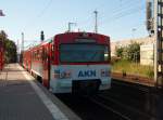 Ein VT 609 der AKN als A 3 nach Ulzburg Sd in Elmshorn. 05.08.2009