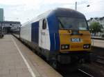 DE 2000-01 der Nord-Ostsee-Bahn als NOB aus Westerland (Sylt) in Hamburg-Altona.