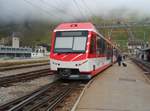 Ein ABt der Matterhorn-Gotthard-Bahn als R aus Visp in Andermatt.