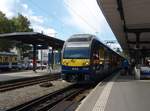 326 der Berner Oberland-Bahn als R nach Lauterbrunnen in Interlaken Ost. 20.09.2017 