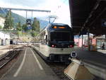 Ein ABeh 2/6 der Montreux-Berner Oberland-Bahn als R nach Les Avants in Montreux.