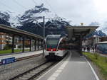 Ein ABt-Steuerwagen der Zentralbahn als IR aus Luzern in Engelberg.